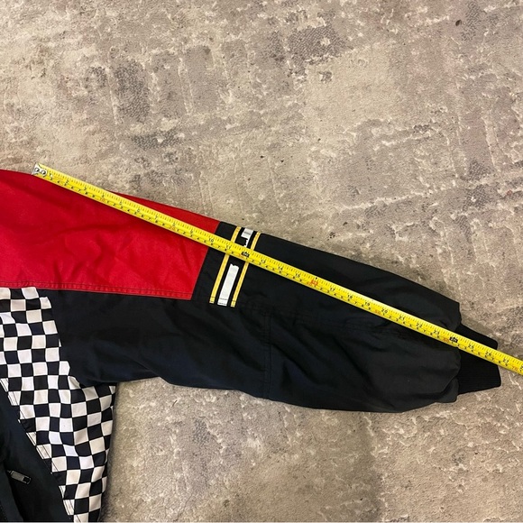 Vintage Mac Tools Racing Bomber Jacket - Checkered Flag Patterns - Men’s XXL - Picture 14 of 16